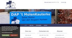 Desktop Screenshot of molenkauterke.be