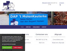 Tablet Screenshot of molenkauterke.be